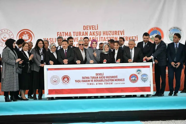 Bakan Göktaş, Develi’de Huzurevi Temel Atma Törenine Katıldı — haber görseli