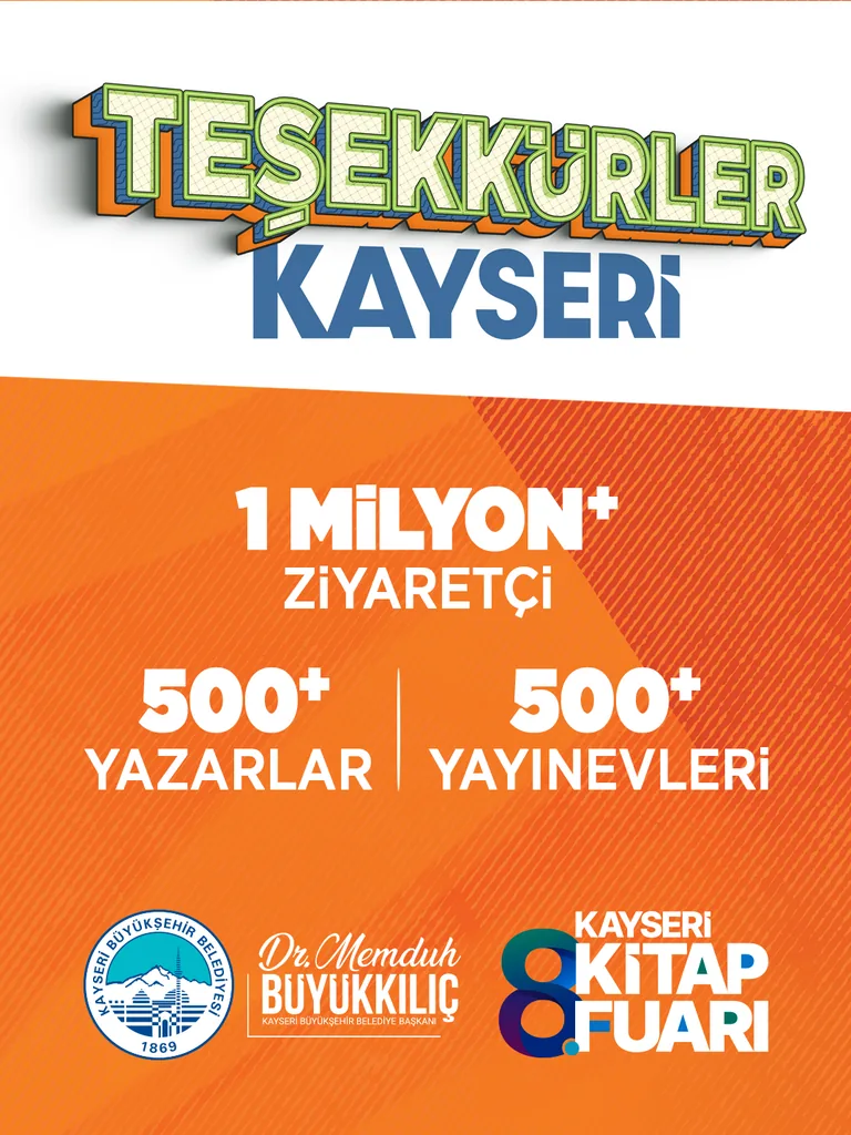 Başkan BÜYÜKKILIÇ Açıkladı: Kayseri Kitap Fuarı’nda Rekor Katılım! 1 MİLYON ZİYARETÇİ — haber görseli