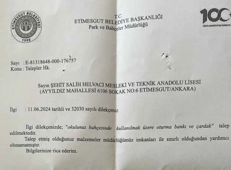 Ankara'da CHP'li Belediyelerden Milli Eğitim Okullarının Taleplerine Ret! — haber görseli