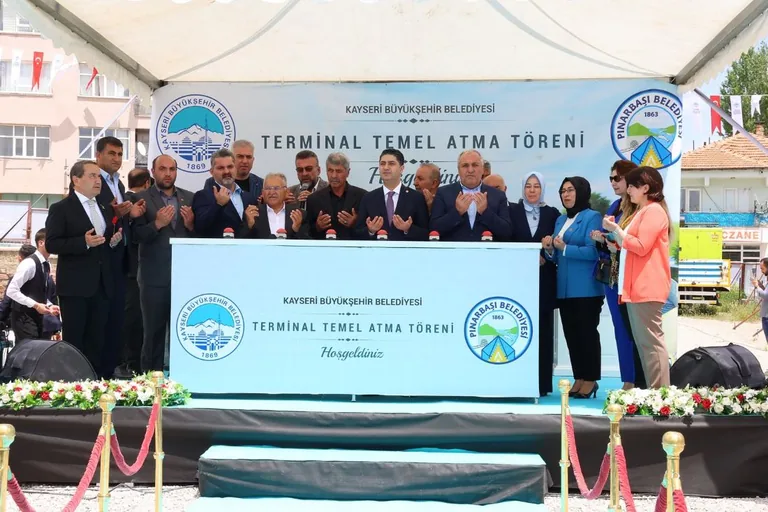 Pınarbaşı Terminal ve Ticaret Binası Projesi’nin Temel Atma Töreni Gerçekleştirildi — haber görseli