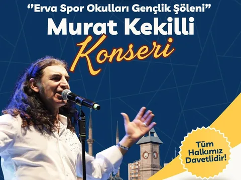 Kayseri’de Murat Kekilli Rüzgarı Esecek! Erva Spor Okulları Gençlik Şöleni — haber görseli