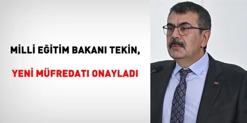 Milli Eğitim Bakanı Yusuf Tekin yeni müfredatı onayladı — haber görseli