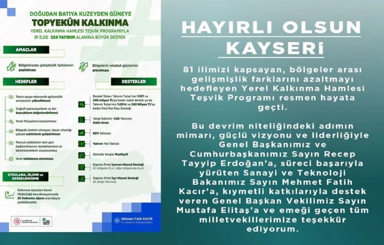 Kayseri’ye Savunma ve Teknoloji Yatırımı! İHA ve Eğitim Uçağı Parçaları Üretilecek — haber görseli