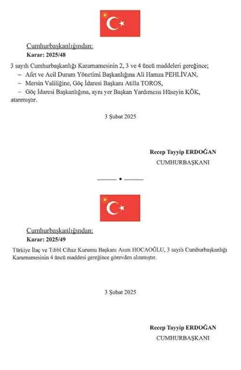 Atama kararları Resmi Gazete'de!  — haber görseli
