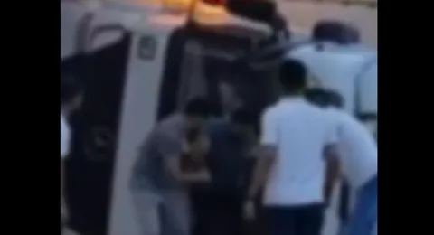 Pınarbaşı'da Alevler İçinde Kalan TIR'dan Şoför Mucizevi Şekilde Kurtuldu — haber görseli