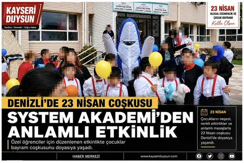 SYSTEM AKADEMİ’DEN 23 NİSAN’DA ANLAMLI HEDİYE — haber görseli