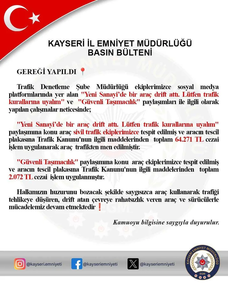 Görüntüler Sosyal Medyayı Salladı, Polis Affetmedi! Araç Trafikten Men, 66 Bin TL Ceza — haber görseli