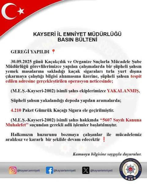 Yemek Masası Görünümlü Sigara Zulası! Yemek Masasına Sakladı, Tırla Kaçıracaktı: Yakalandı — haber görseli