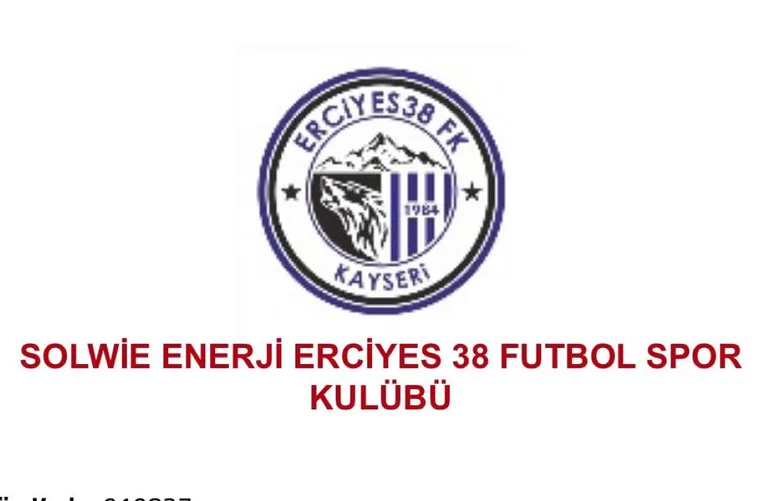 Kayseri’nin 3. Lig takımının adı Solwie Enerji Erciyes 38 FK oldu — haber görseli