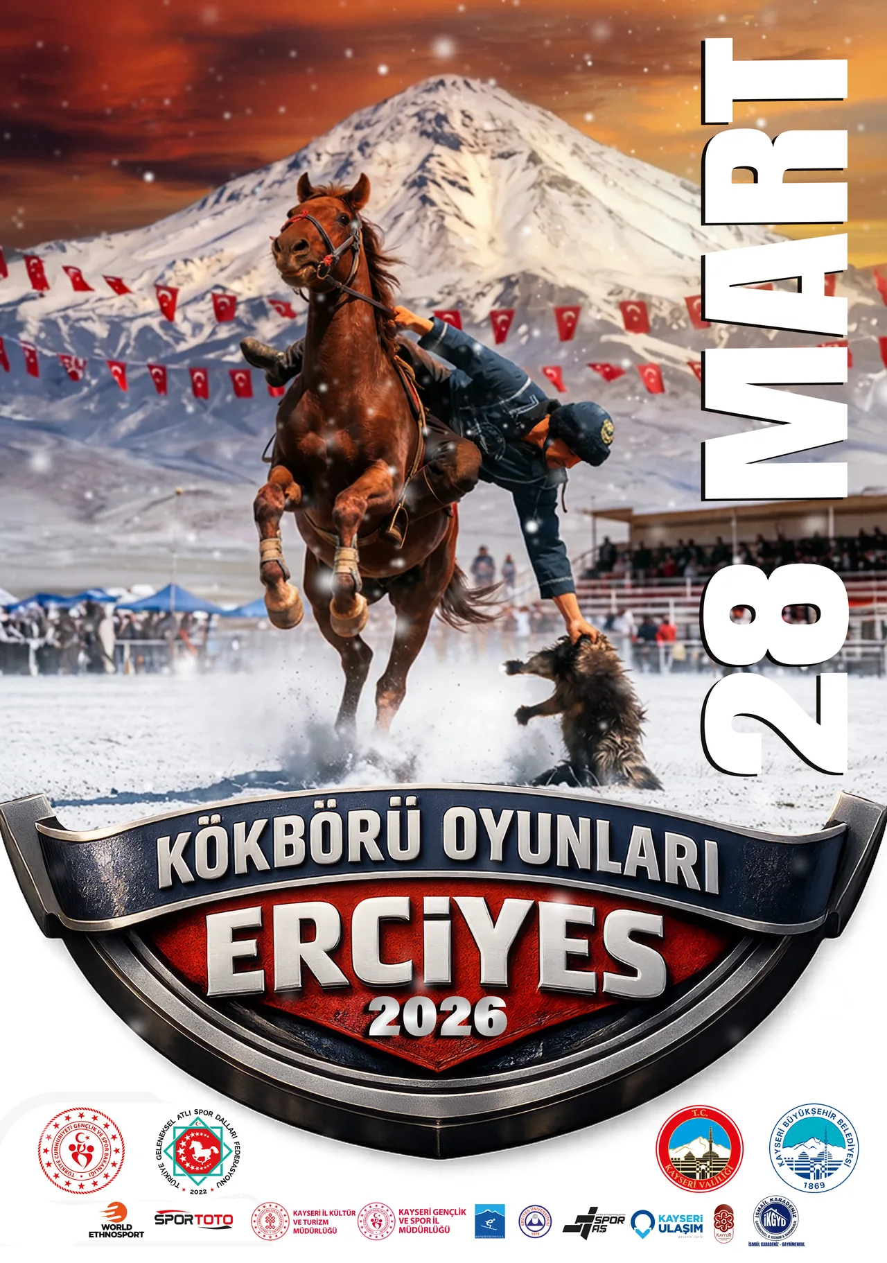 Erciyes’te Kökbörü Heyecanı: “Kökbörü Oyunları Erciyes 2026” 28 Mart’ta — haber görseli