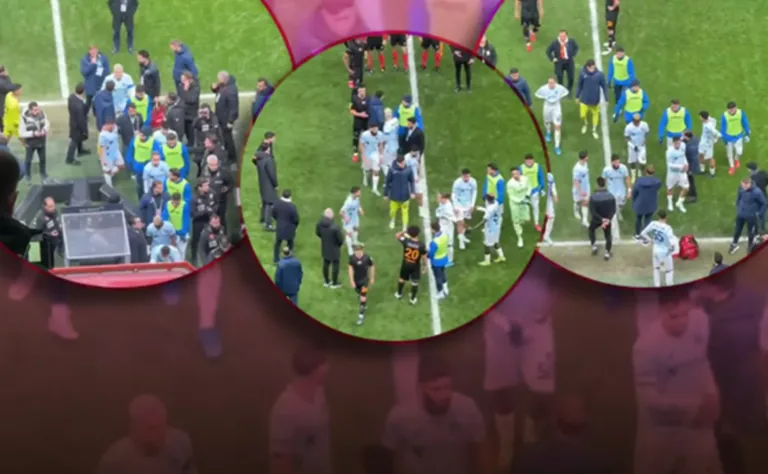 Maç yarıda kaldı! Adana Demirspor, Galatasaray karşısında sahadan çekildi — haber görseli
