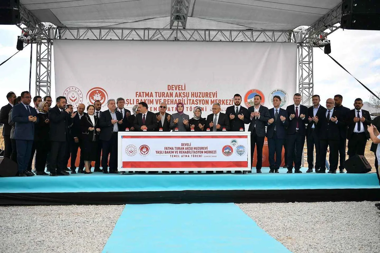 Bakan Göktaş, Develi’de Huzurevi Temel Atma Törenine Katıldı — haber görseli