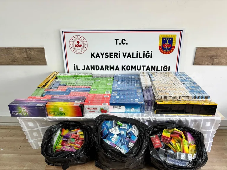 Kayseri'de Kaçak Sigara Operasyonu: 3 Bin Paket Ele Geçirildi — haber görseli