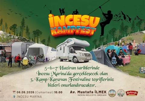 İncesu Marina Kamp ve Karavan Festivali İçin Geri Sayım Başladı — haber görseli