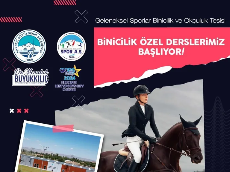 Kayseri’de Binicilik Tutkunlarına Özel Ders İmkânı — haber görseli