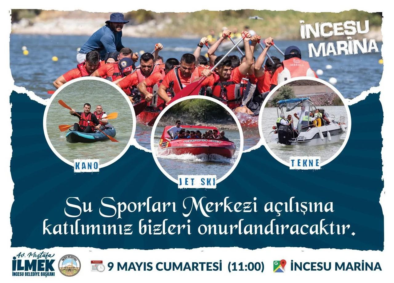 İncesu Marina Su Sporları Merkezi 9 Mayıs Cumartesi Günü Hizmete Açılıyor — haber görseli