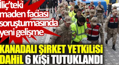 Erzincan Maden Faciasına İlişkin 6 Kişi Tutuklandı — haber görseli