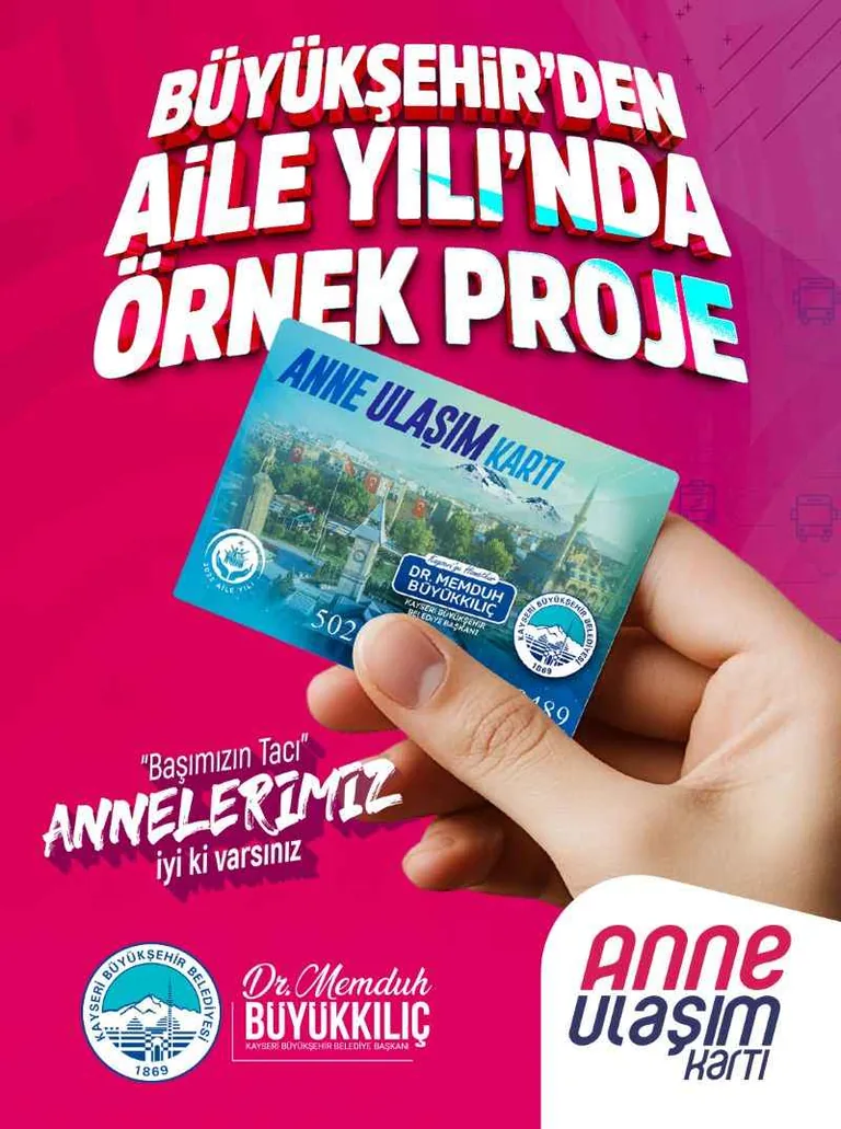 Kayseri Büyükşehir’den Anne ve Öğrencilere Ulaşım Desteği — haber görseli