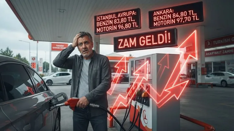 Akaryakıtta Motorine Dev Zam, Benzine Küçük İndirim: Sürücünün Cebi Yine Yandı! — haber görseli