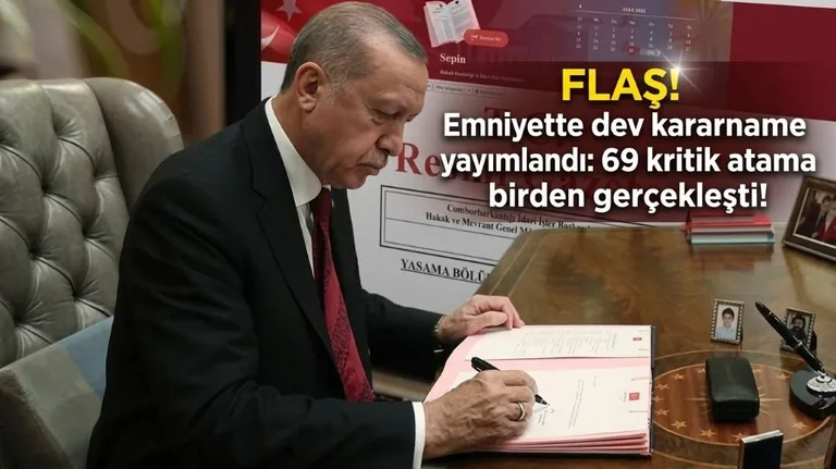FLAŞ! Emniyette 69 Görev Değişikliği: Kayseri’nin Yeni Müdürü Sinan Ergen Oldu — haber görseli