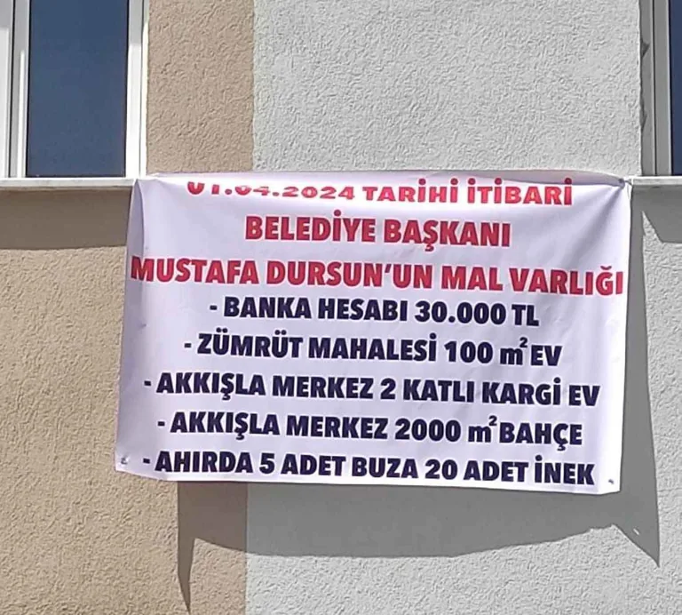 Akkışla Belediye Başkanı kendi mal varlığını ve belediye borcunu açıkladı: 17 milyon 711 bin 899 TL Borç — haber görseli
