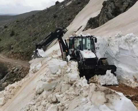 Yahyalı'da Kardan Kapanan Yayla Yolları Yeniden Ulaşıma Açılıyor — haber görseli