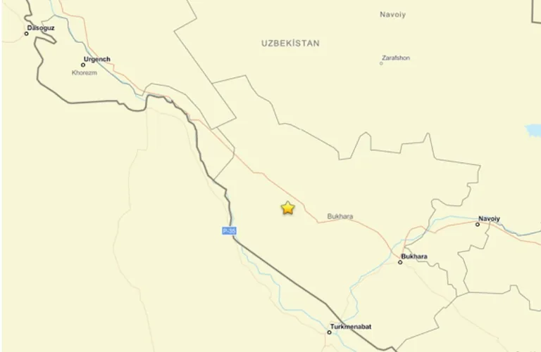 Özbekistan’da 5.0 Büyüklüğünde Deprem — haber görseli