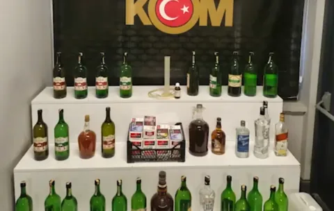 Kayseri'de Sahte Alkol Üreten Şahıs, Piyasaya Süremeden Enselendi — haber görseli