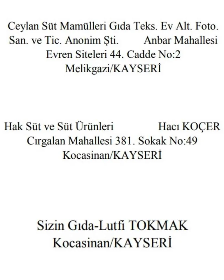 Kayseri'de HİSAR ÇİKOLATA ve GÜLDÜOĞLU Dahil 26 Firmanın Taklit ve Hileli Ürün Yaptığı Tespit Edildi — haber görseli