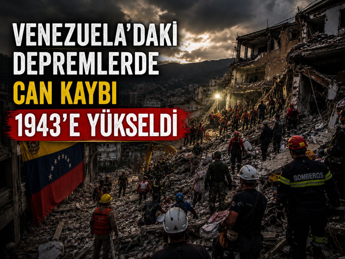 Venezuela'daki depremlerde can kaybı 1943'e yükseldi