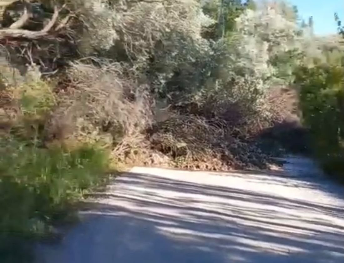Sarıoğlan'da Heyelan: Mahalle Yolu Ulaşıma Kapandı